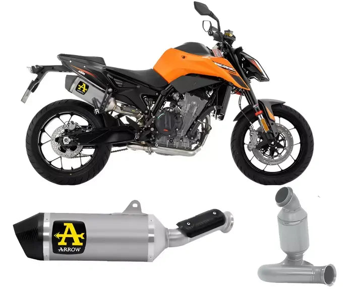 Arrow Race-Tech Titanium Exhaust Muffler + Central Link Pipe for KTM 790 Duke 2025-2026 - ARROW EXHAUSTS