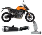 Arrow Pro-Race Dark Nichrom Exhaust Muffler + Central Link Pipe for KTM 790 Duke 2025-2026 - ARROW EXHAUSTS