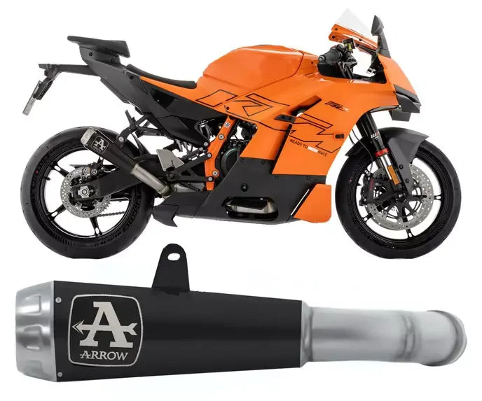 Arrow Pro-Race Nichrom Dark Exhaust Muffler for KTM 990 Rc R 2026 - ARROW EXHAUSTS