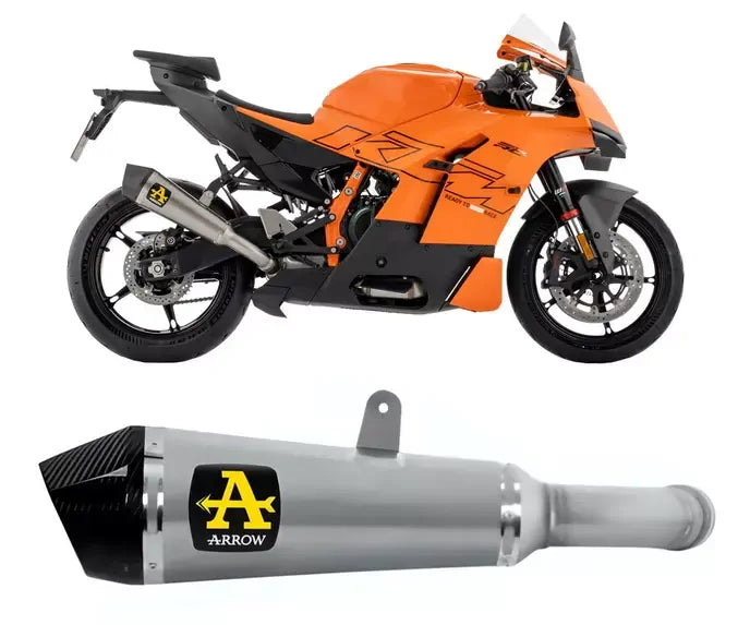 Arrow X-Kone Titanium Exhaust Muffler for KTM 990 Rc R 2026 - ARROW EXHAUSTS