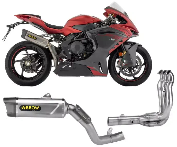 Arrow Indy Race EVO Titanium Full System Exhaust for MV Agusta F3 800 2026 - ARROW EXHAUSTS