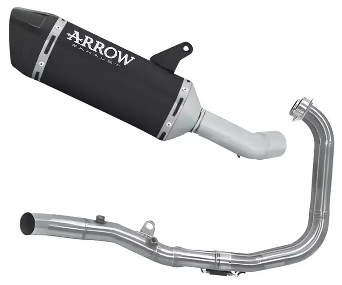 Arrow ICON Dark Arrow Aluminium Full System Exhaust for Yamaha YZF R3 2025-2026 - ARROW EXHAUSTS