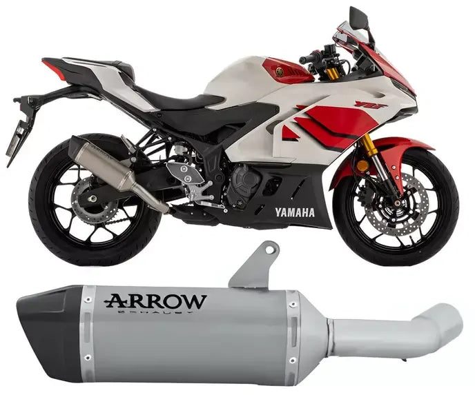 Arrow ICON Titanium Exhaust for Yamaha YZF R3 2025-2026 - ARROW EXHAUSTS
