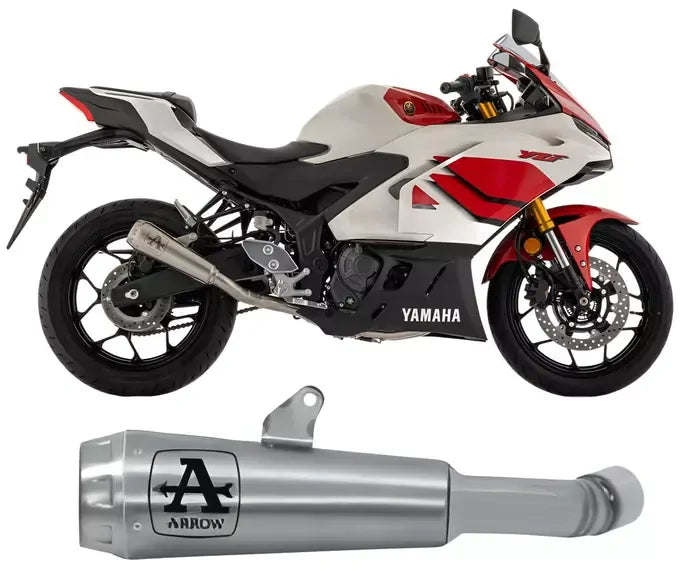 Arrow Pro-Race Nichrom Exhaust for Yamaha YZF R3 2025-2026 - ARROW EXHAUSTS