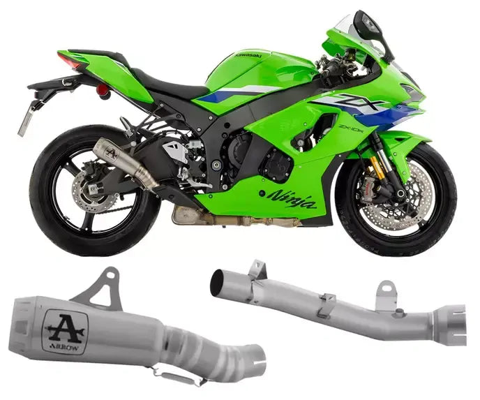 Arrow PRO-RACE Nichrom / Stainless Steel Semi-Complete Exhaust for Kawasaki ZX-10R / RR 2026 - ARROW EXHAUSTS