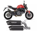 Arrow DUCATI MONSTER 890 V2 Slip-On Exhaust 2026 – Titanium Road Approved Black