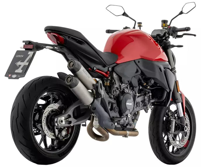 Arrow DUCATI MONSTER 890 V2 Slip-On Exhaust 2026 – Titanium Road Approved