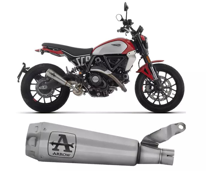 Arrow DUCATI SCRAMBLER 800 Slip-On Exhaust 2025-2026 – Pro-Race