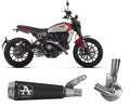 Arrow DUCATI SCRAMBLER 800 Slip-On Exhaust + Link Pipe 2025-2026 – Pro-Race Black