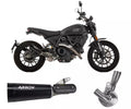 Arrow DUCATI SCRAMBLER 800 Slip-On Exhaust + Link Pipe 2025-2026 – Rebel Black