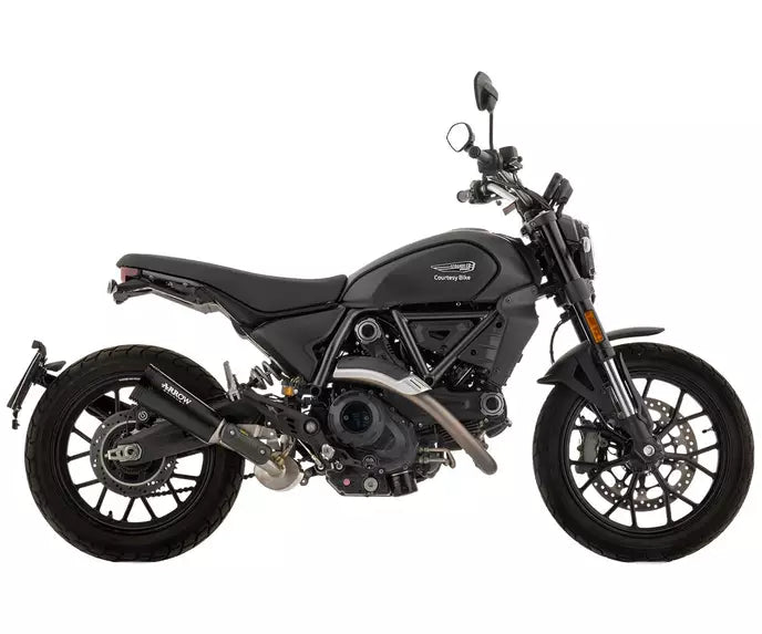 Arrow DUCATI SCRAMBLER 800 Slip-On Exhaust 2025-2026 – Rebel Black
