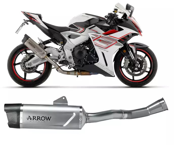 Arrow ZONTES ZT 703-RR Slip-On Exhaust 2025-2026 – Indy Race EVO Titanium
