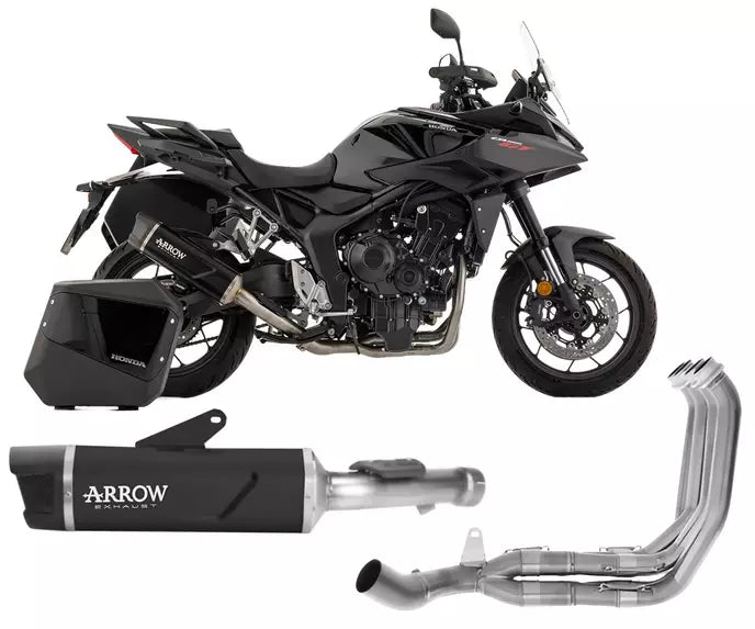 Arrow HONDA CB 1000 GT Full System Exhaust 2026 – Indy Race EVO Black Aluminium