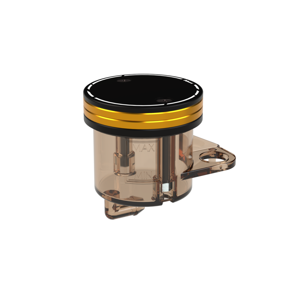 Kbike Front Brake Fluid Cap Bicolour for Ducati – Gold