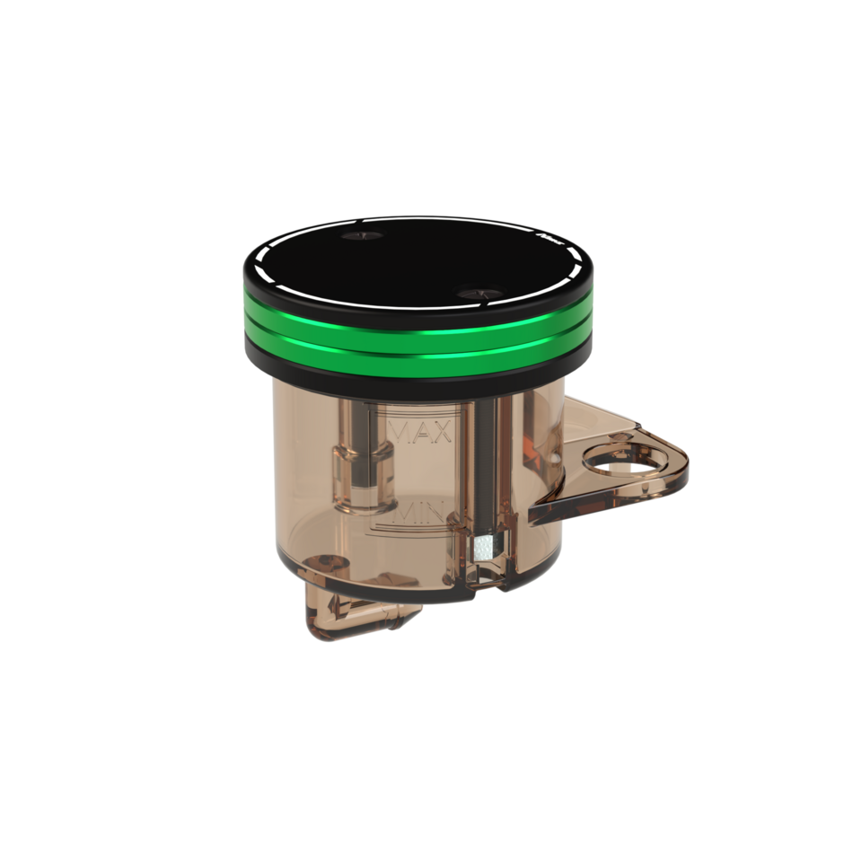 Kbike Front Brake Fluid Cap Bicolour for Ducati – Green