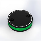 Kbike Front Brake Fluid Cap Bicolour for Ducati