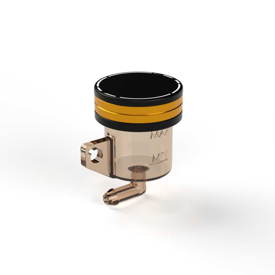 Kbike Brake Fluid Cap Clutch Bicolour for Ducati – Gold