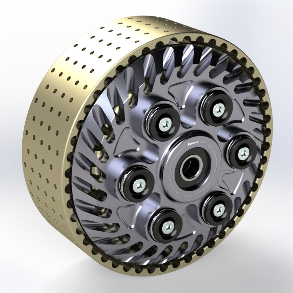 Kbike Slipper Clutch Adjustable with 48 Teeth Basket for Ducati – Titanium