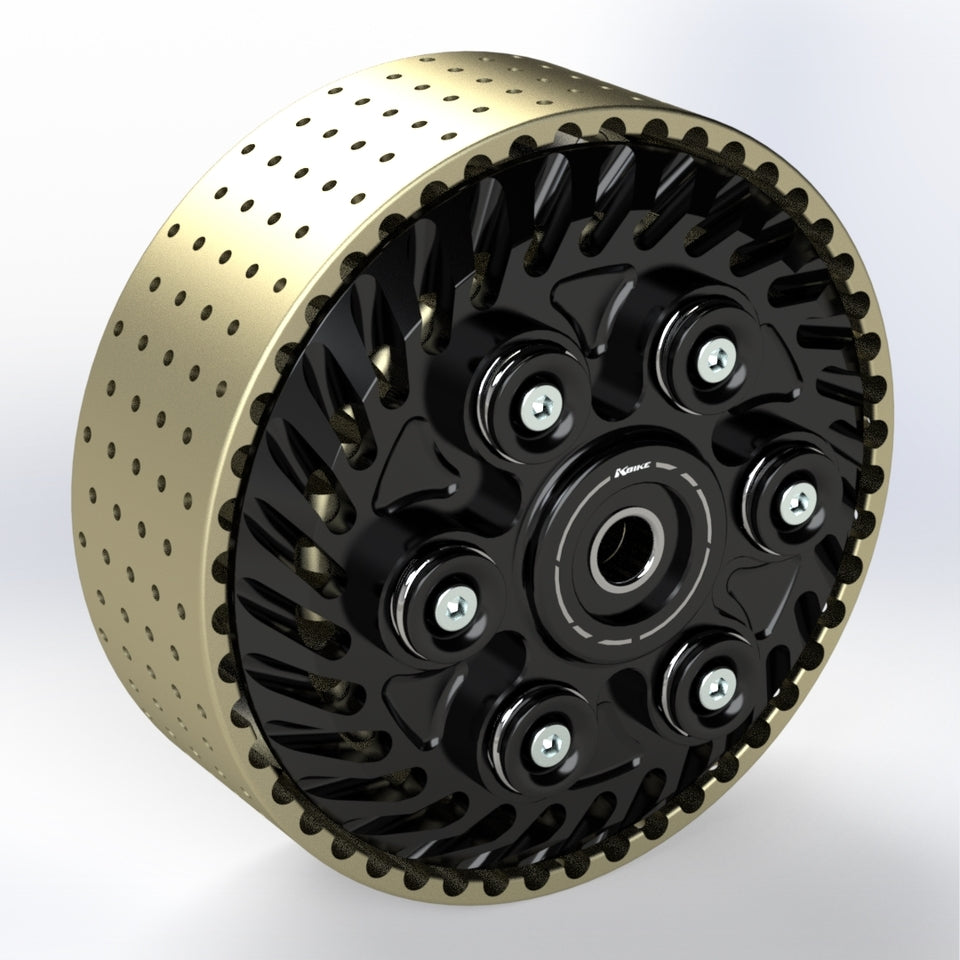 Kbike Slipper Clutch Adjustable with 48 Teeth Basket for Ducati – Black