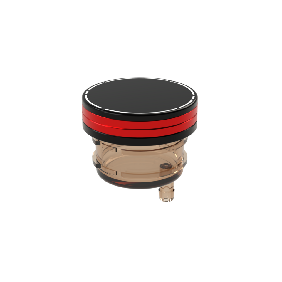Kbike Rear Brake Fluid Cap Multistrada/Diavel Bicolour – Red