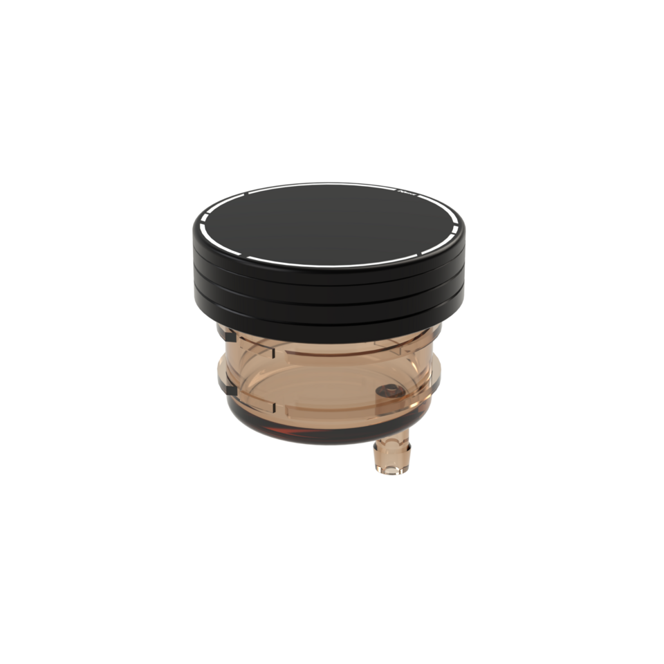 Kbike Rear Brake Fluid Cap Multistrada/Diavel Bicolour – Black