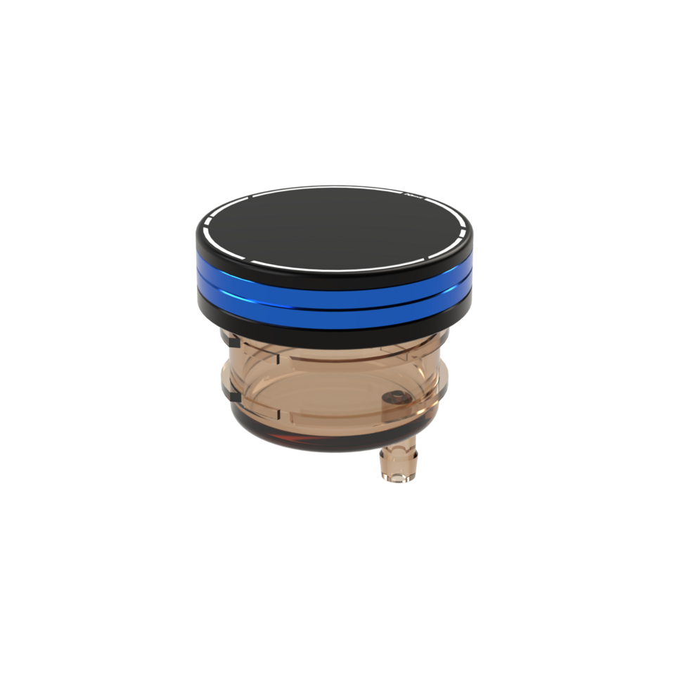 Kbike Rear Brake Fluid Cap Multistrada/Diavel Bicolour – Blue