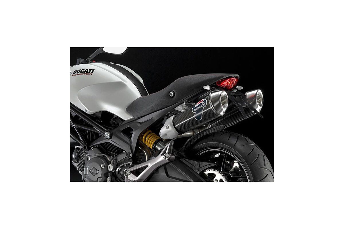 DUCATI MONSTER PAIR OF CARBON RACING SILENCERS - TERMIGNONI