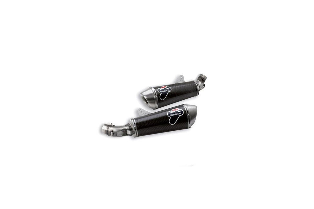 DUCATI MONSTER PAIR OF CARBON RACING SILENCERS - TERMIGNONI