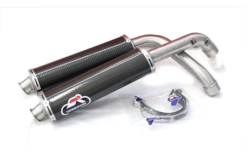 DUCATI 748/916/996/998 PAIR OF RACING CARBON SILENCERS - TERMIGNONI