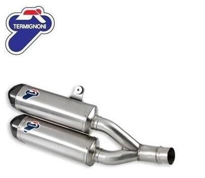 DUCATI MONSTER 1100 EVO PAIR OF APPROVED SILENCERS - TERMIGNONI