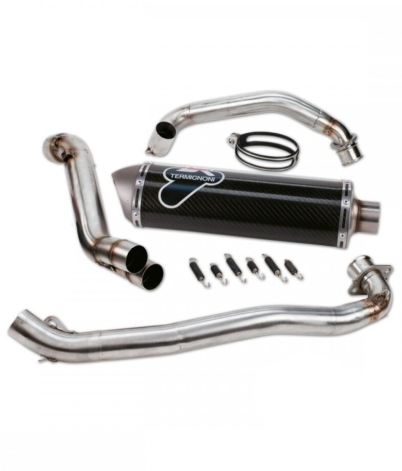 DUCATI HYPERMOTARD 796 COMPLETE CARBON EXHAUST - TERMIGNONI