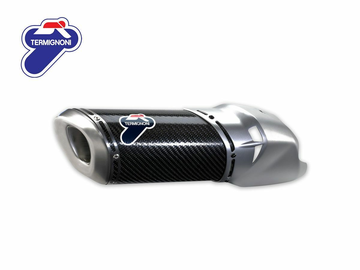 DUCATI MULTISTRADA 1200 2010-2014 CARBON HOMOLOGATED SILENCER - TERMIGNONI