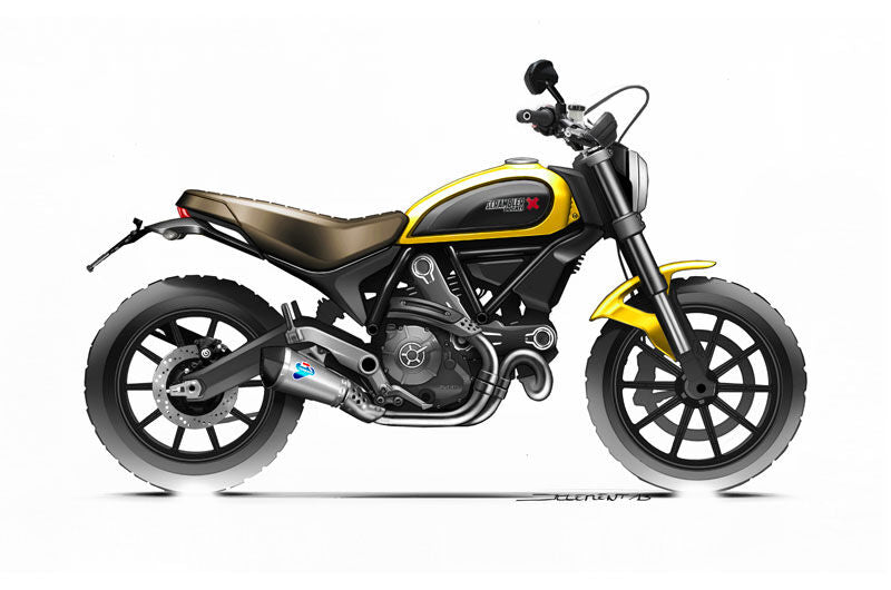 DUCATI SCRAMBLER 400 RACING SILENCER - TERMIGNONI