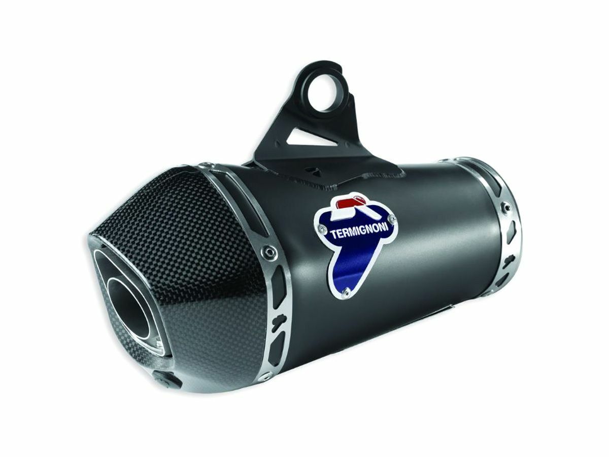 DUCATI SCRAMBLER 800/MONSTER 797 BLACK TITANIUM RACING SILENCER - TERMIGNONI