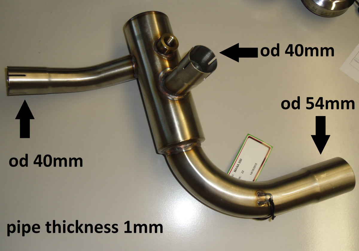 GPR exhaust Aprilia Mana 850 Gt 2007-2016, Trioval, Homologated legal mid-full system exhaust including removable db killer - GPR Exhausts