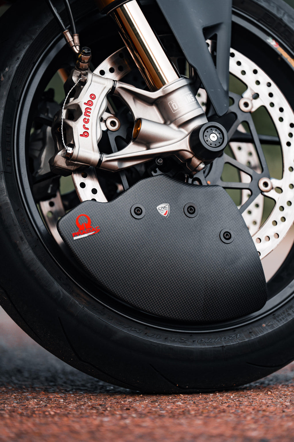 CNC Racing GP DUCTS EVO – Front brake cooling system – Carbon Matt – Pramac Racing - CNC Racing image 6