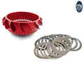 Ducati Dry basket + clutch plate set Z40 for STM "EVO-GP" - STM Italy