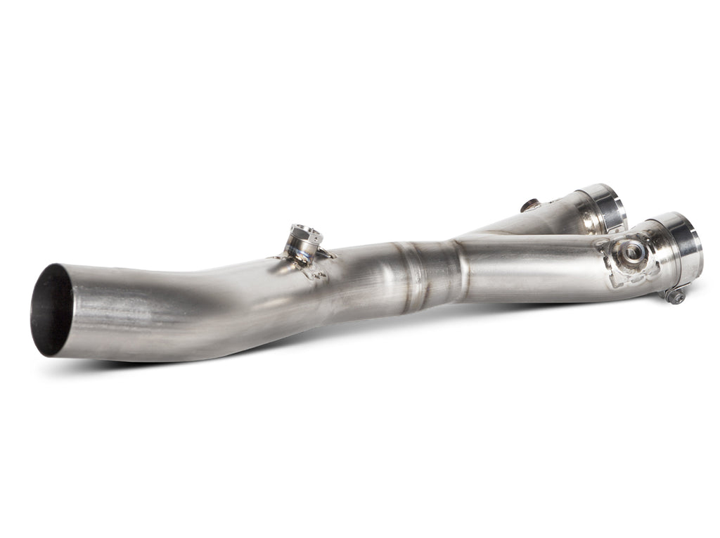 Akrapovič Yamaha MT-10 Exhaust Link Pipe 2016–2021 Titanium – L-Y10SO15T