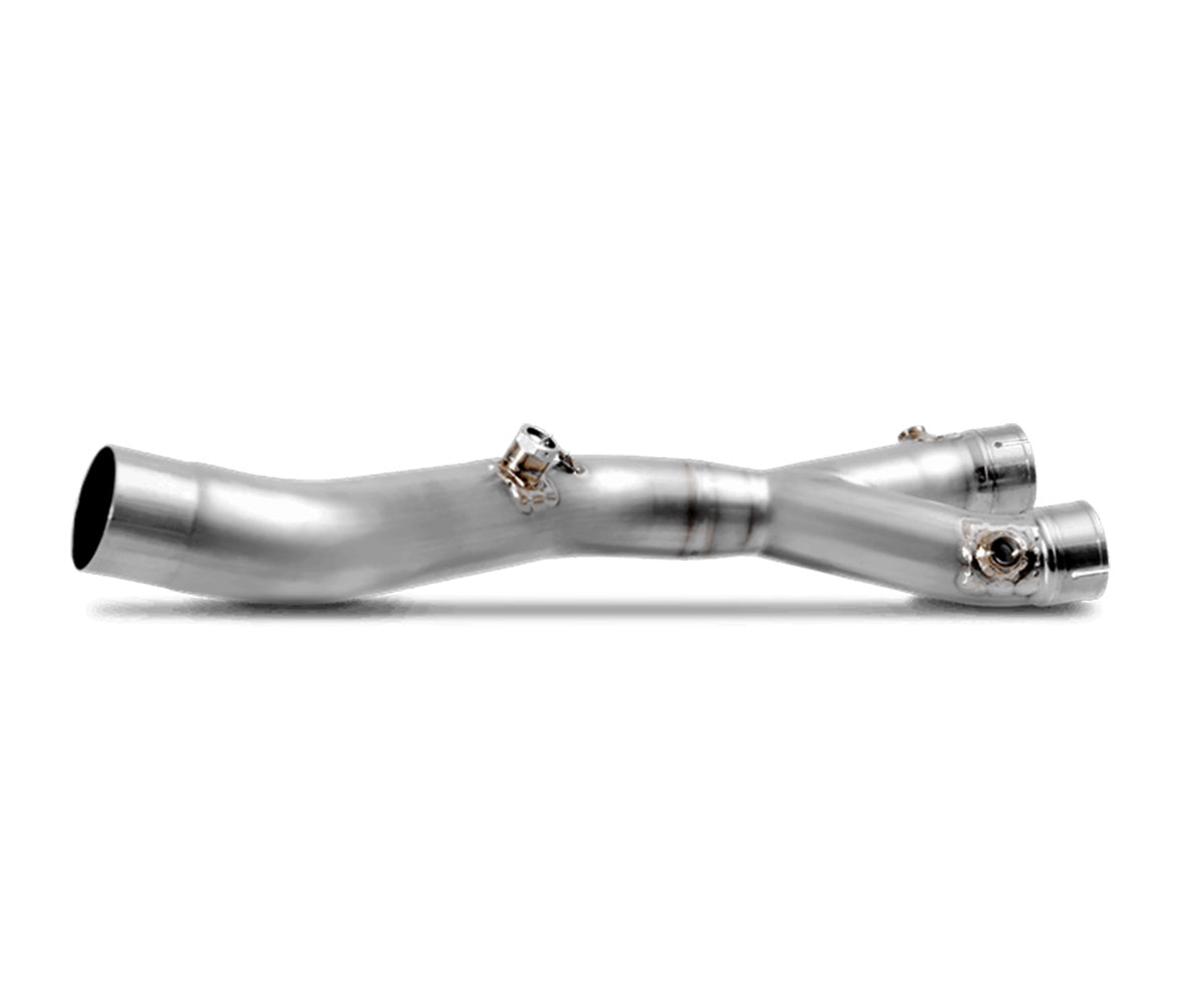 Akrapovič Yamaha YZF-R1 Exhaust Link Pipe 2015–2024 Titanium – L-Y10SO17