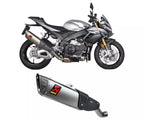 Akrapovič Aprilia Tuono V4 Slip-On Exhaust 2025–2026 Slip-On Line Titanium – S-A10SO14-HEZT