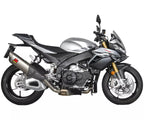 Akrapovič Aprilia Tuono V4 Slip-On Exhaust 2025–2026 Slip-On Line Titanium – S-A10SO14-HEZT