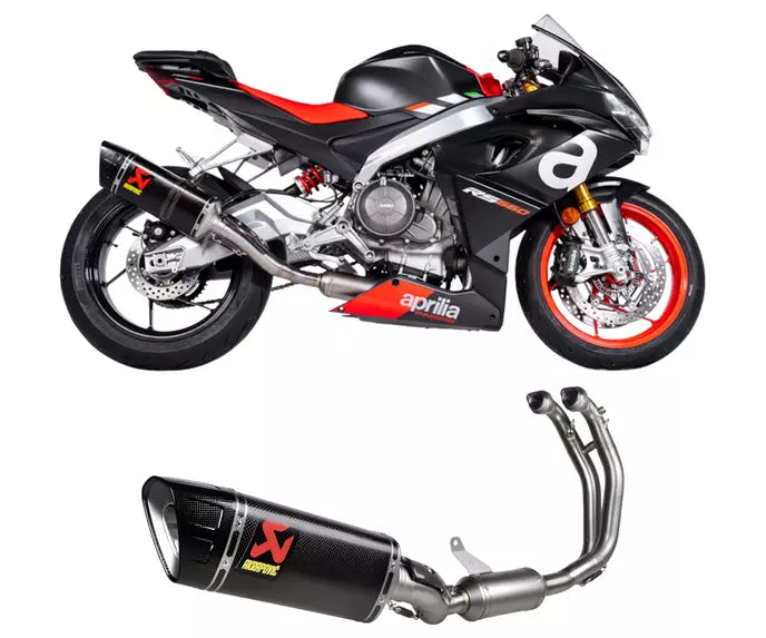 Akrapovič Aprilia RS 660 Full Exhaust System 2021–2026 Racing Line Titanium – S-A6R5-APLC