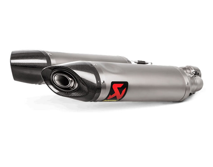 Akrapovič Aprilia Shiver 900 Slip-On Exhaust 2017–2020 Titanium – S-A9SO1-HDT/1