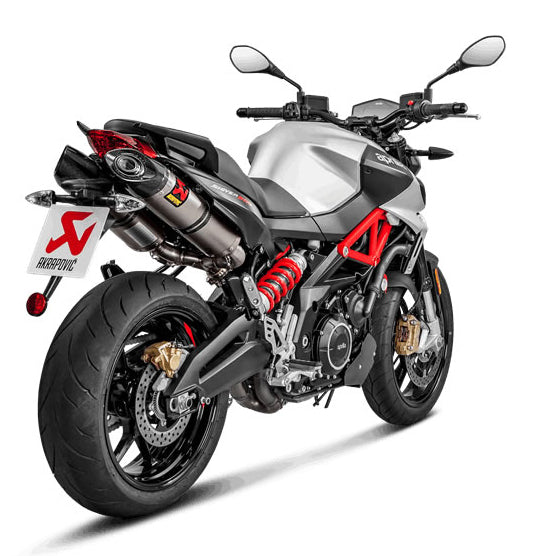 Akrapovič Aprilia Shiver 900 Slip-On Exhaust 2017–2020 Titanium – S-A9SO1-HDT/1