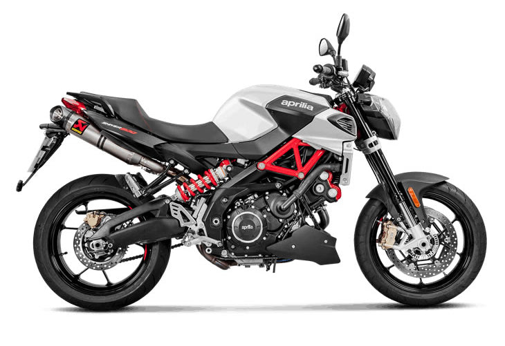 Akrapovič Aprilia Shiver 900 Slip-On Exhaust 2017–2020 Titanium – S-A9SO1-HDT/1