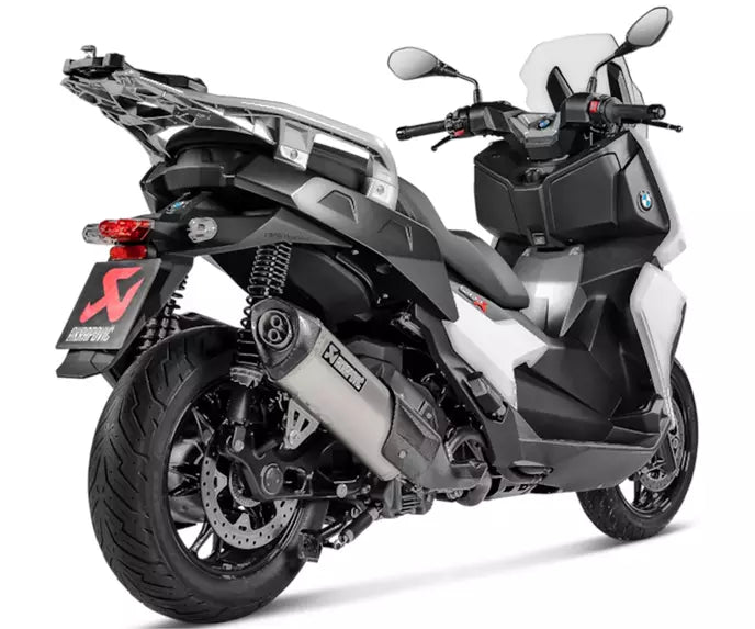 Akrapovič BMW C 400 X - GT Slip-On Exhaust 2019–2020 Slip-On Line Titanium/Carbon – S-B4SO2-HRT