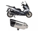 Akrapovič BMW C 400 X - GT Slip-On Exhaust 2025–2026 Slip-On Line Titanium/Carbon – S-B4SO3-HILT