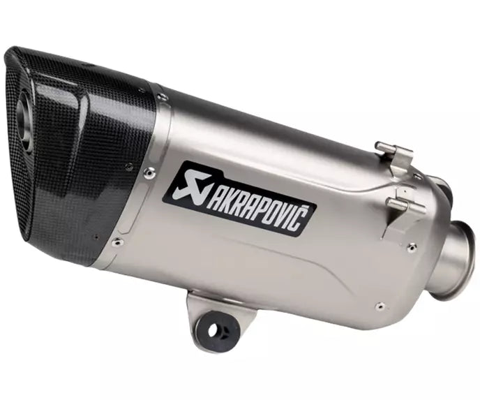 Akrapovič BMW C 400 X - GT Slip-On Exhaust 2025–2026 Slip-On Line Titanium/Carbon – S-B4SO3-HILT