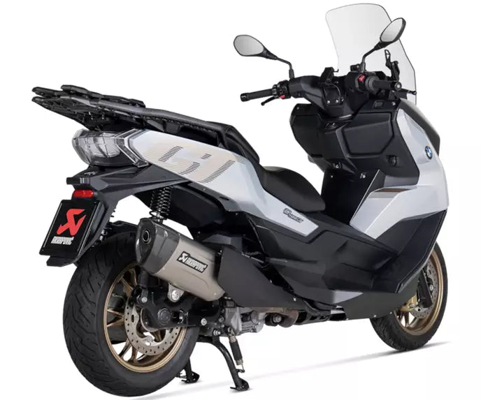 Akrapovič BMW C 400 X - GT Slip-On Exhaust 2025–2026 Slip-On Line Titanium/Carbon – S-B4SO3-HILT