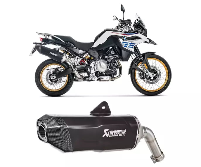 Akrapovič BMW F 800 GS Slip-On Exhaust 2024–2026 Slip-On Line – S-B9SO3-HFBFCTBL/1